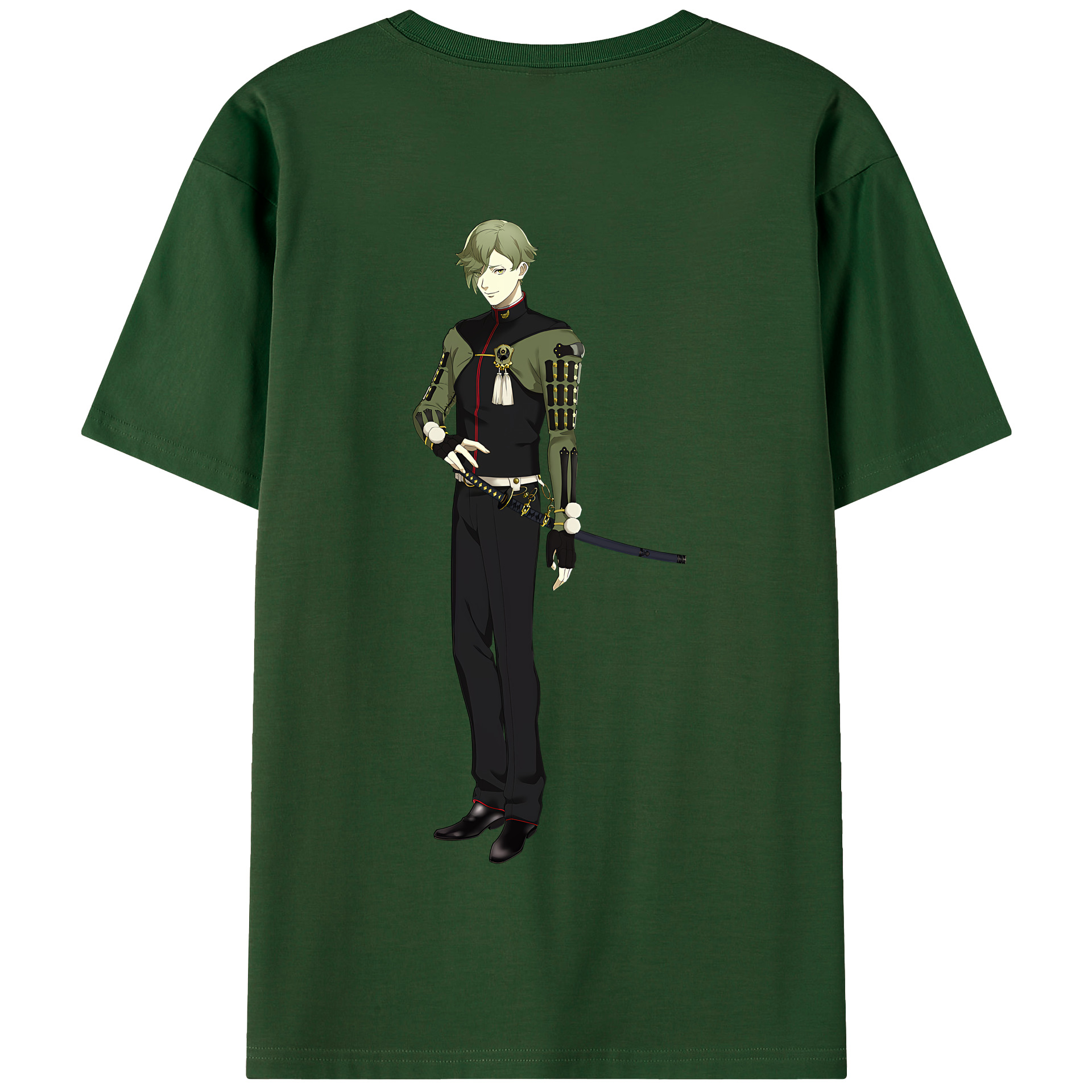 （画像用） 刀剣乱舞 Touken Ranbu 綿100％半袖Tシャツ（背面プリント）